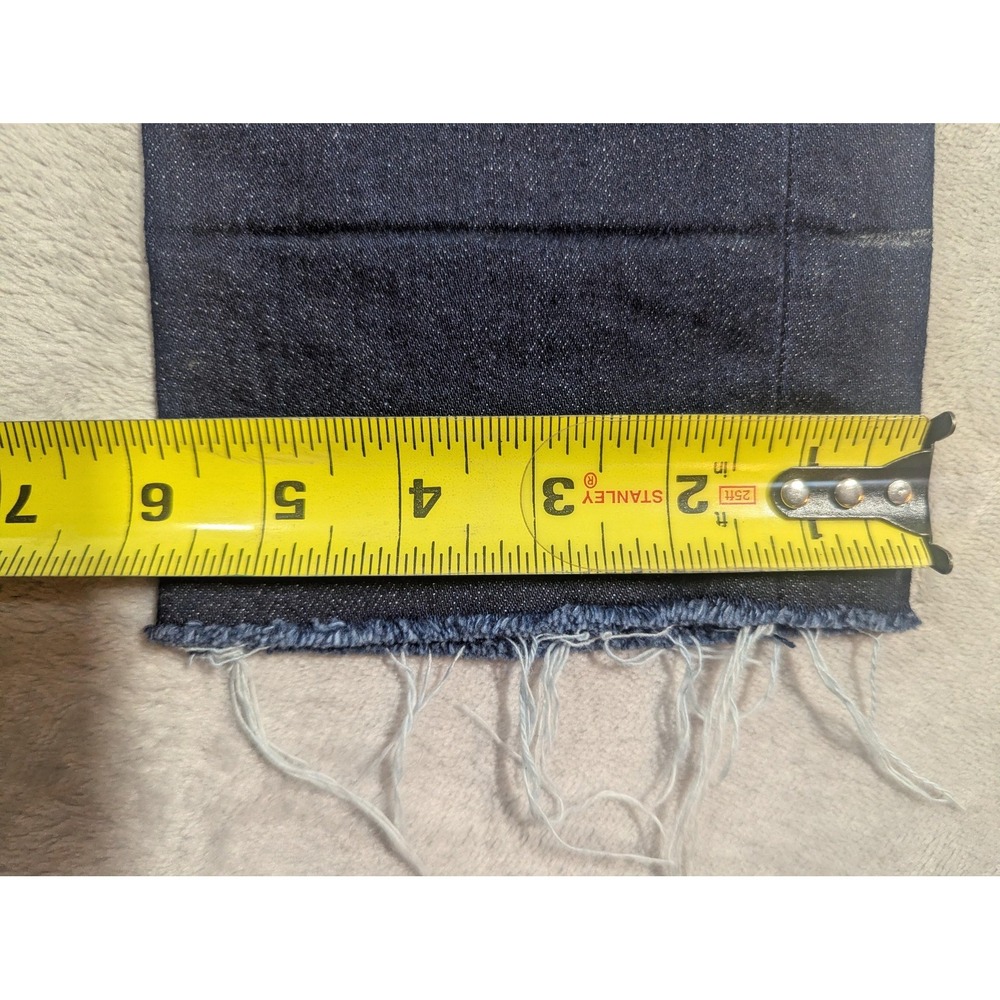 Rag & Bone Dre Jeans Womens 26 Blue Dark Wash Mid Rise Raw Hem USA Stretch - Picture 11 of 16